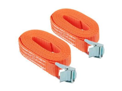 Набор крепежных ремней 2шт по 2,5м , 350/700кг (108шт/кор) - фото в Миди Лтд Изображение товара Набор крепежных ремней 2шт по 2,5м , 350/700кг (108шт/кор) в Миди Лтд