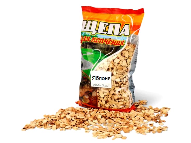 Щепа для копчения Яблоня 450гр/3 дм3  (50шт/уп) - фото в Миди Лтд Изображение товара Щепа для копчения Яблоня 450гр/3 дм3  (50шт/уп) в Миди Лтд