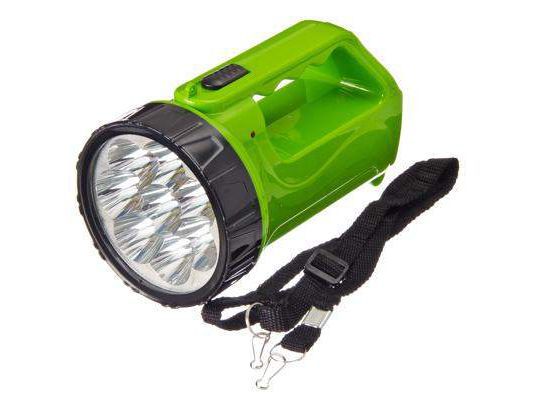 Изображение товара Фонарь аккумуляторный Ермак 8+8LED пит 220Вт 9,5*17см пластик 632-018 в Миди Лтд