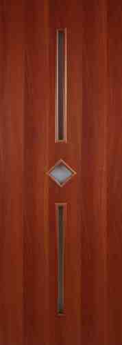Изображение товара Полотно дверное ПО со стекл Ромб (К) ламинированное итальянский орех 900 в Миди Лтд