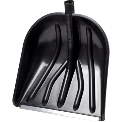 Изображение товара Лопата снеговая КУПЕЦ морозостойкая цветная с алюминевой планкой (10шт/уп) в Миди Лтд