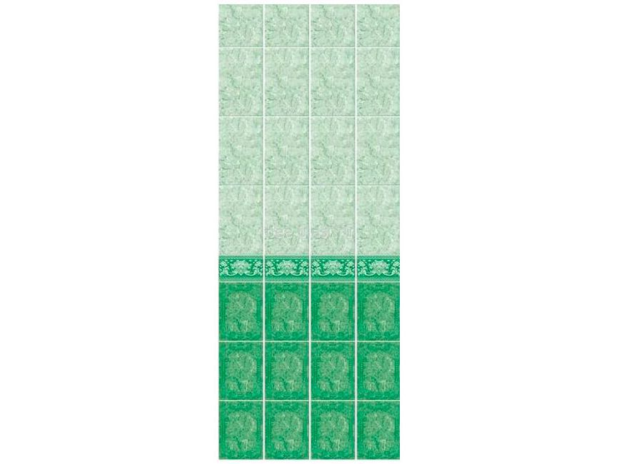Панель ПВХ Фриз "Лев 102" цвет Изумруд 25см.х 2,7м  /1уп=8.1м2,12шт/ - фото в Миди Лтд Изображение товара Панель ПВХ Фриз "Лев 102" цвет Изумруд 25см.х 2,7м  /1уп=8.1м2,12шт/ в Миди Лтд