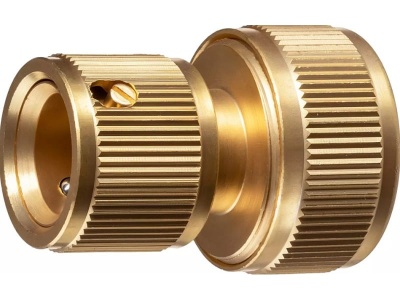 Соединитель GRINDA PROLine BC-34  для шланга быстросъемный из латуни 3/4" - фото в Миди Лтд Изображение товара Соединитель GRINDA PROLine BC-34  для шланга быстросъемный из латуни 3/4" в Миди Лтд