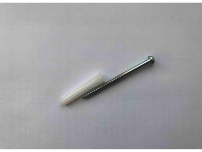 Набор белый дюбель 8х45+шуруп 5х70 п/кругл. оцинк.(3шт/уп)  Х - фото в Миди Лтд Изображение товара Набор белый дюбель 8х45+шуруп 5х70 п/кругл. оцинк.(3шт/уп)  Х в Миди Лтд