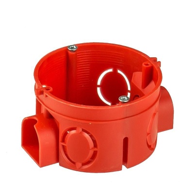 Коробка установочная 64х40мм безгалогенная HF сборная для сплошных стен IP20 - фото в Миди Лтд Изображение товара Коробка установочная 64х40мм безгалогенная HF сборная для сплошных стен IP20 в Миди Лтд