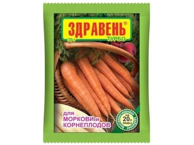 Удобрение Здравень для моркови и корнеплодов 30г банка (150шт/уп) - фото в Миди Лтд Изображение товара Удобрение Здравень для моркови и корнеплодов 30г банка (150шт/уп) в Миди Лтд