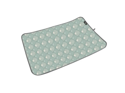 Коврик для глажки белья NIKA 75х55 с ракушками оливковый - фото в Миди Лтд Изображение товара Коврик для глажки белья NIKA 75х55 с ракушками оливковый в Миди Лтд