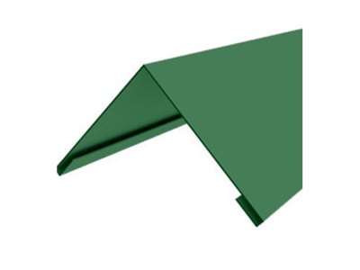 Угол наружний (конек) 200*200*2000мм зеленый мох (RAL 6005) - фото в Миди Лтд Изображение товара Угол наружний (конек) 200*200*2000мм зеленый мох (RAL 6005) в Миди Лтд