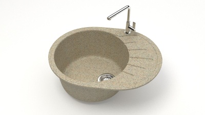 Мойка матовая Карельский Камень Teylor 10/Q5 (575*440мм) песочная - фото в Миди Лтд Изображение товара Мойка матовая Карельский Камень Teylor 10/Q5 (575*440мм) песочная в Миди Лтд
