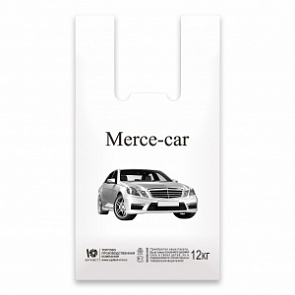 Изображение товара Пакет-майка 28*14*50см 15мкм МЕРСЕДЕС ПНД (100шт/уп) в Миди Лтд