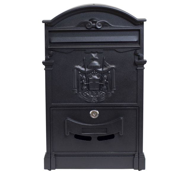 Ящик почтовый №4010 черный (5шт/уп) - фото в Миди Лтд Изображение товара Ящик почтовый №4010 черный (5шт/уп) в Миди Лтд