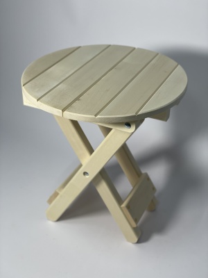 Табурет раскладной (круглый) (350*350*470мм) - фото в Миди Лтд Изображение товара Табурет раскладной (круглый) (350*350*470мм) в Миди Лтд