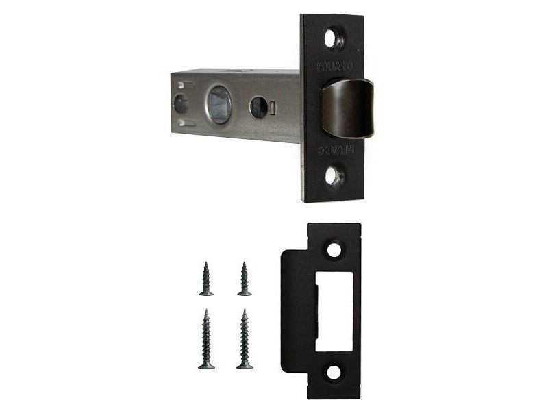 Изображение товара Защелка врезная F12-45-25 BL-24 Черный в Миди Лтд