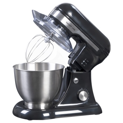 АКЦИЯ Миксер планетарный GALAXY LINE GL 2230 700Вт Черный 12 скоростей чаша 4л 3шт насадки - фото в Миди Лтд Изображение товара АКЦИЯ Миксер планетарный GALAXY LINE GL 2230 700Вт Черный 12 скоростей чаша 4л 3шт насадки в Миди Лтд