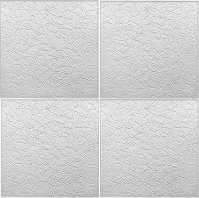 Изображение товара Потолочная плита белая 50*50см Берлин (уп-2кв.м)(кор-27уп) в Миди Лтд