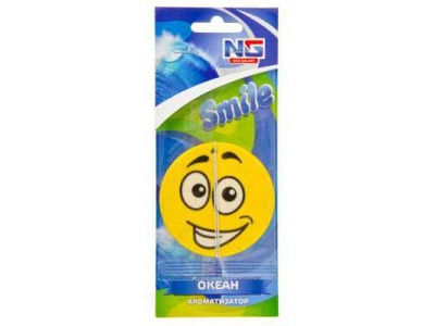 Изображение товара Ароматизатор автомобильный Смайл океан (288шт/кор) в Миди Лтд