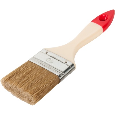 Кисть плоская 2 Белый 576 (12шт/уп) - фото в Миди Лтд Изображение товара Кисть плоская 2 Белый 576 (12шт/уп) в Миди Лтд