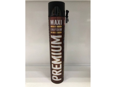 Пена монтажная PREMIUM MAXI бытовая всесезоная 750мл (12шт/уп, 672шт/пал) - фото в Миди Лтд Изображение товара Пена монтажная PREMIUM MAXI бытовая всесезоная 750мл (12шт/уп, 672шт/пал) в Миди Лтд