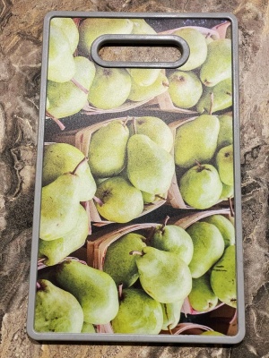 Доска разделочная пластик Тропики 37*23*1,2см SATOSHI (24шт/кор) - фото в Миди Лтд Изображение товара Доска разделочная пластик Тропики 37*23*1,2см SATOSHI (24шт/кор) в Миди Лтд