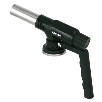 Горелка газовая с пьезоподжигом ЕРМАК широкое сопло 20,5*4*11,9см с рукоятью (96шт/кор) - фото в Миди Лтд Изображение товара Горелка газовая с пьезоподжигом ЕРМАК широкое сопло 20,5*4*11,9см с рукоятью (96шт/кор) в Миди Лтд