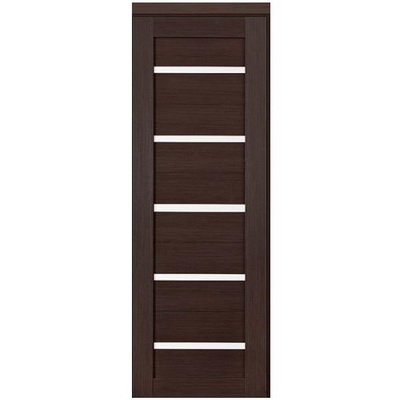 Полотно дверное ПО стекло белое сатинато экошпон Лига1 венге 900 - фото в Миди Лтд Изображение товара Полотно дверное ПО стекло белое сатинато экошпон Лига1 венге 900 в Миди Лтд