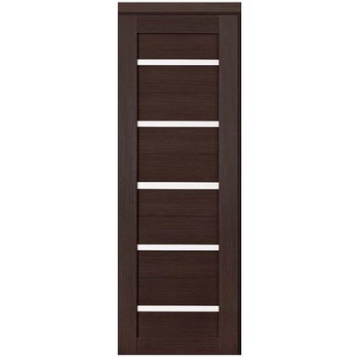 Изображение товара Полотно дверное ПО стекло белое сатинато экошпон Лига1 венге 900 в Миди Лтд