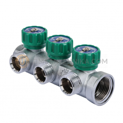 Изображение товара Коллектор 3 выхода 1"х3/4" под евроконус ZEISSLER (1/16шт) в Миди Лтд