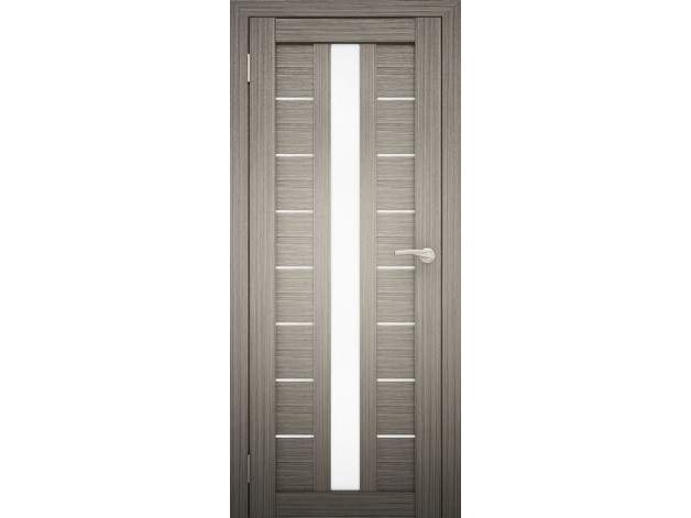 Изображение товара Полотно дверное ПО стекло белое экошпон Лига23 дуб дымчатый 600 в Миди Лтд