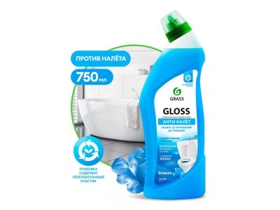Изображение товара Чистящее средство Gloss breeze 0.75л (12шт/уп) в Миди Лтд