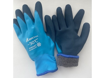 Перчатки -30 градусов синие (10шт/уп) - фото в Миди Лтд Изображение товара Перчатки -30 градусов синие (10шт/уп) в Миди Лтд