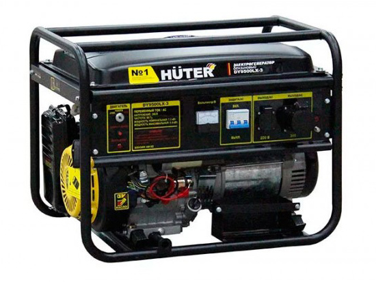 Изображение товара Генератор бензиновый Huter DY9500LX-3 в Миди Лтд