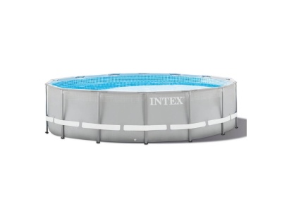 Бассейн каркасный с фильтр-насосом INTEX призматический 305*76см 26702NP - фото в Миди Лтд Изображение товара Бассейн каркасный с фильтр-насосом INTEX призматический 305*76см 26702NP в Миди Лтд