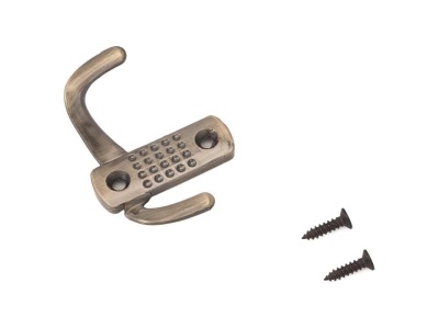 Изображение товара Вешалка-крючок 212 В АВ старая бронза Стандарт (75шт/уп)  Х в Миди Лтд