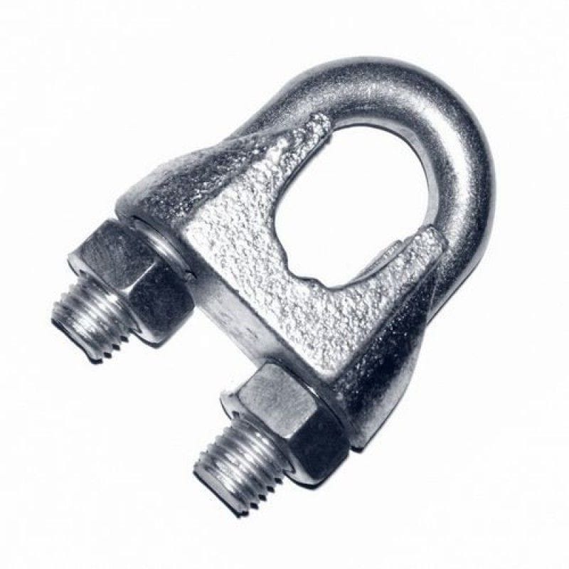 Зажим для стальных канатов 8 цинк (50шт/уп) - фото в Миди Лтд Изображение товара Зажим для стальных канатов 8 цинк (50шт/уп) в Миди Лтд