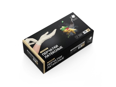 Перчатки латексные неопудренные М бежевые (50пар/уп) - фото в Миди Лтд Изображение товара Перчатки латексные неопудренные М бежевые (50пар/уп) в Миди Лтд