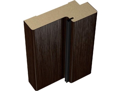Брус коробочный МДФ экошпон венге 30*70*2070 - фото в Миди Лтд Изображение товара Брус коробочный МДФ экошпон венге 30*70*2070 в Миди Лтд
