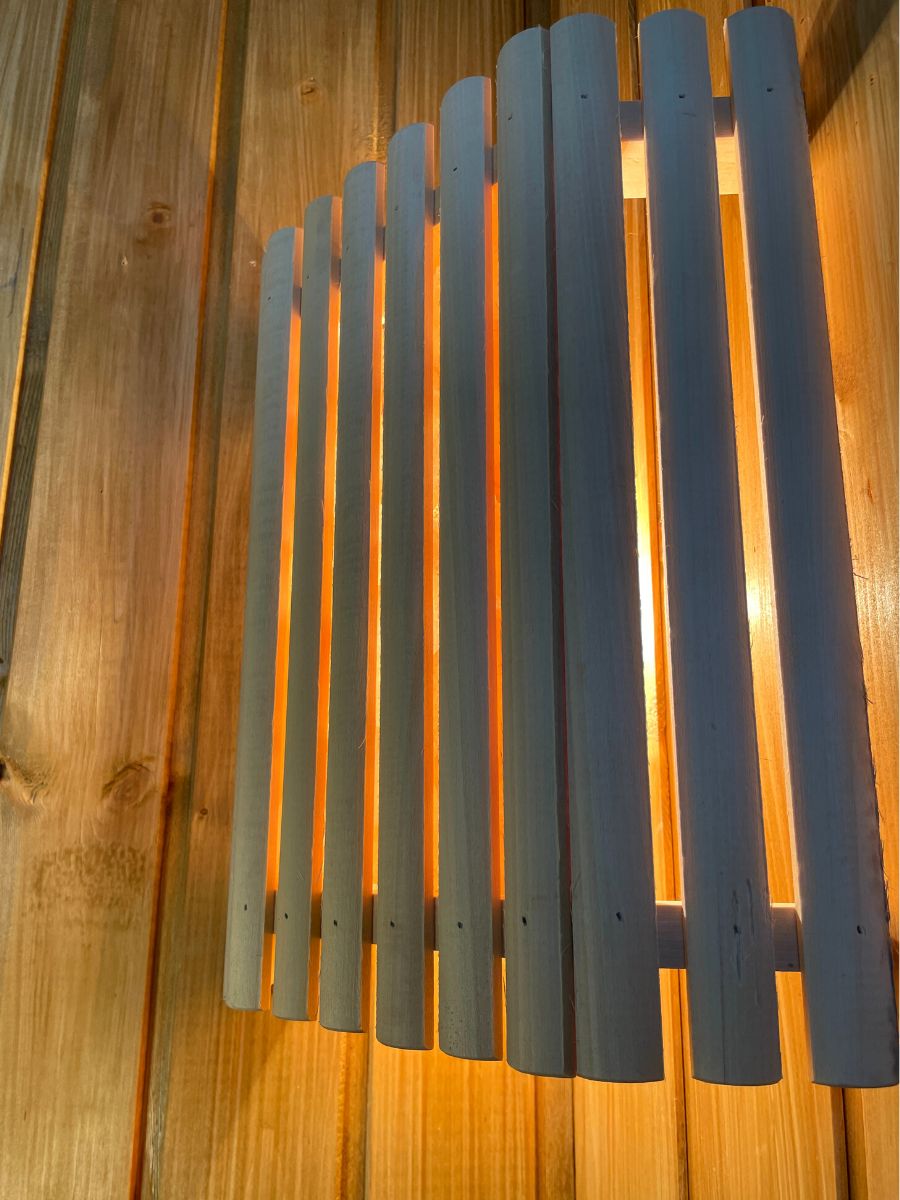 Детальное изображение товара Абажур угловой с гималайской солью россыпь в Миди Лтд