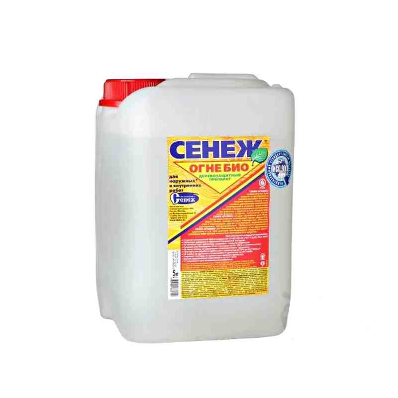 Пропитка "Сенеж ОГНЕБИО " 10 кг (60шт/пал) - фото в Миди Лтд Изображение товара Пропитка "Сенеж ОГНЕБИО " 10 кг (60шт/пал) в Миди Лтд