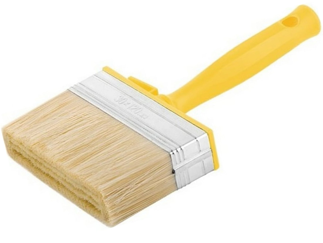 Изображение товара Макловица 30*120мм натуральная щетина пластиковый корпус полая ручка мини в Миди Лтд