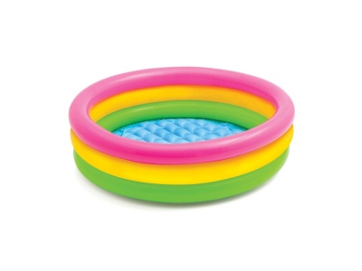 Бассейн надувной детский Радуга INTEX надувное дно рем комплект 86*25см 68л 58924 (12шт/кор) - фото в Миди Лтд Изображение товара Бассейн надувной детский Радуга INTEX надувное дно рем комплект 86*25см 68л 58924 (12шт/кор) в Миди Лтд