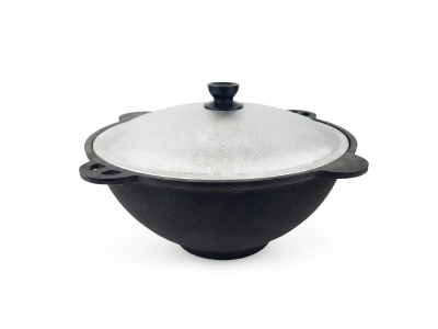 Казан чугун 4,5л 29,5см плоское дно толщина стенки 4,5мм толщина дна 5мм Х - фото в Миди Лтд Изображение товара Казан чугун 4,5л 29,5см плоское дно толщина стенки 4,5мм толщина дна 5мм Х в Миди Лтд