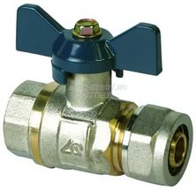 Изображение товара Кран шаровой для м/п 3/4*20 г/ц AQualink в Миди Лтд