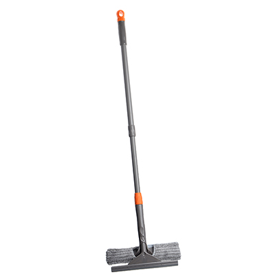 Изображение товара Окномойка с телескопической ручкой 28*4,7см съемный скребок 100-142см BY (10шт/кор) в Миди Лтд