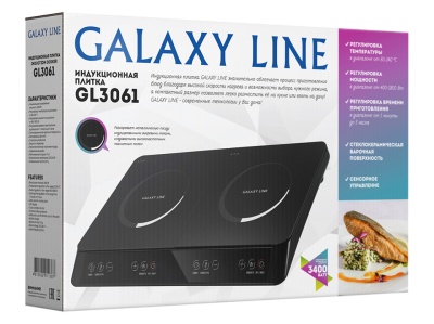 Плита индукционная GALAXY LINE GL 3061 3400Вт сенсорное управление - фото в Миди Лтд Изображение товара Плита индукционная GALAXY LINE GL 3061 3400Вт сенсорное управление в Миди Лтд