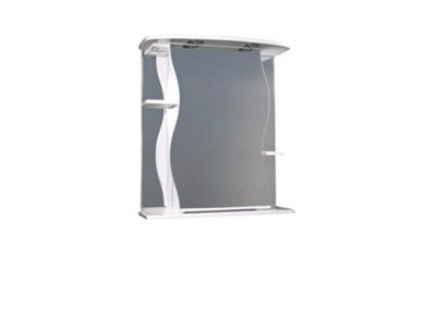 Зеркало-шкаф "Лагуна" 550 с подсветкой - фото в Миди Лтд Изображение товара Зеркало-шкаф "Лагуна" 550 с подсветкой в Миди Лтд