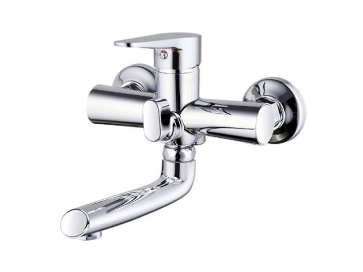 Смеситель G.LAUF ванна корот.нос NUD3-A146 - фото в Миди Лтд Изображение товара Смеситель G.LAUF ванна корот.нос NUD3-A146 в Миди Лтд