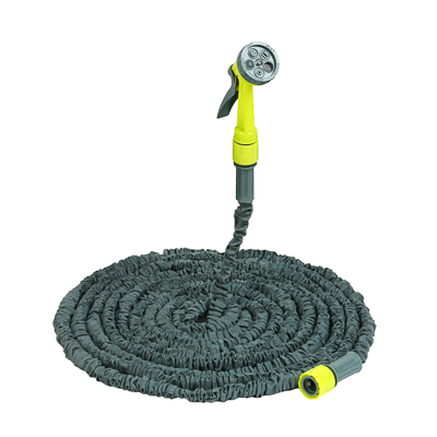 Изображение товара Шланг поливочный растягивающийся 40м 5 реж, коннект, ТПЭ, полиэстер, пластик INBLOOM (8шт/кор) в Миди Лтд