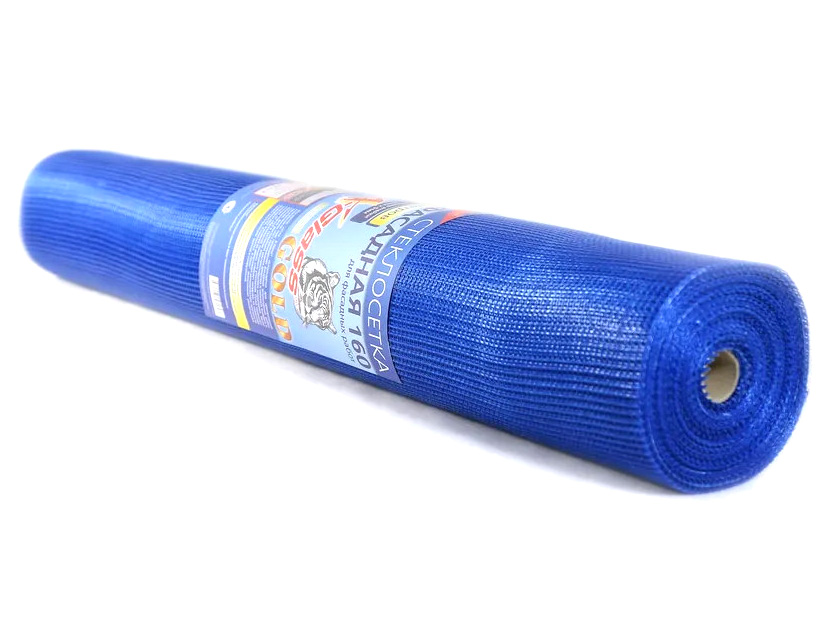 Изображение товара Сетка стеклотканевая для фасадных работ 5мм*5мм 160г/кв.м.(20м ) X-Glass GOLD в Миди Лтд