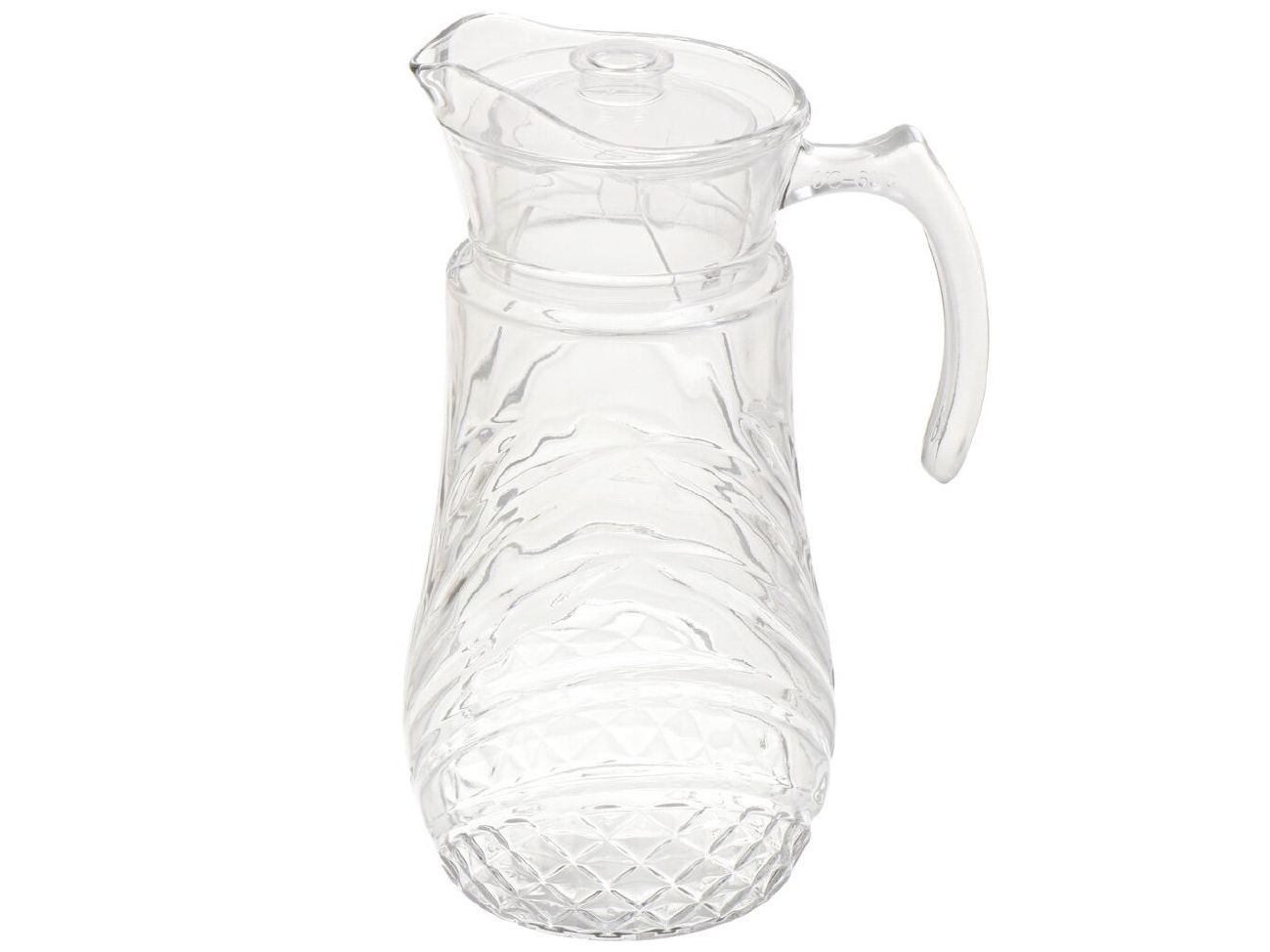 Кувшин стекло с крышкой 1,8л Daniks (12шт/уп) - фото в Миди Лтд Изображение товара Кувшин стекло с крышкой 1,8л Daniks (12шт/уп) в Миди Лтд