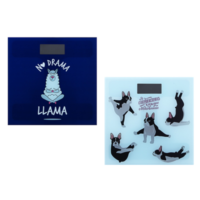 Изображение товара Весы напольные электронные Приколы ЖК-дисплей, 28*28*0,5см максимальная нагрузка 180кг    ХХ    в Миди Лтд